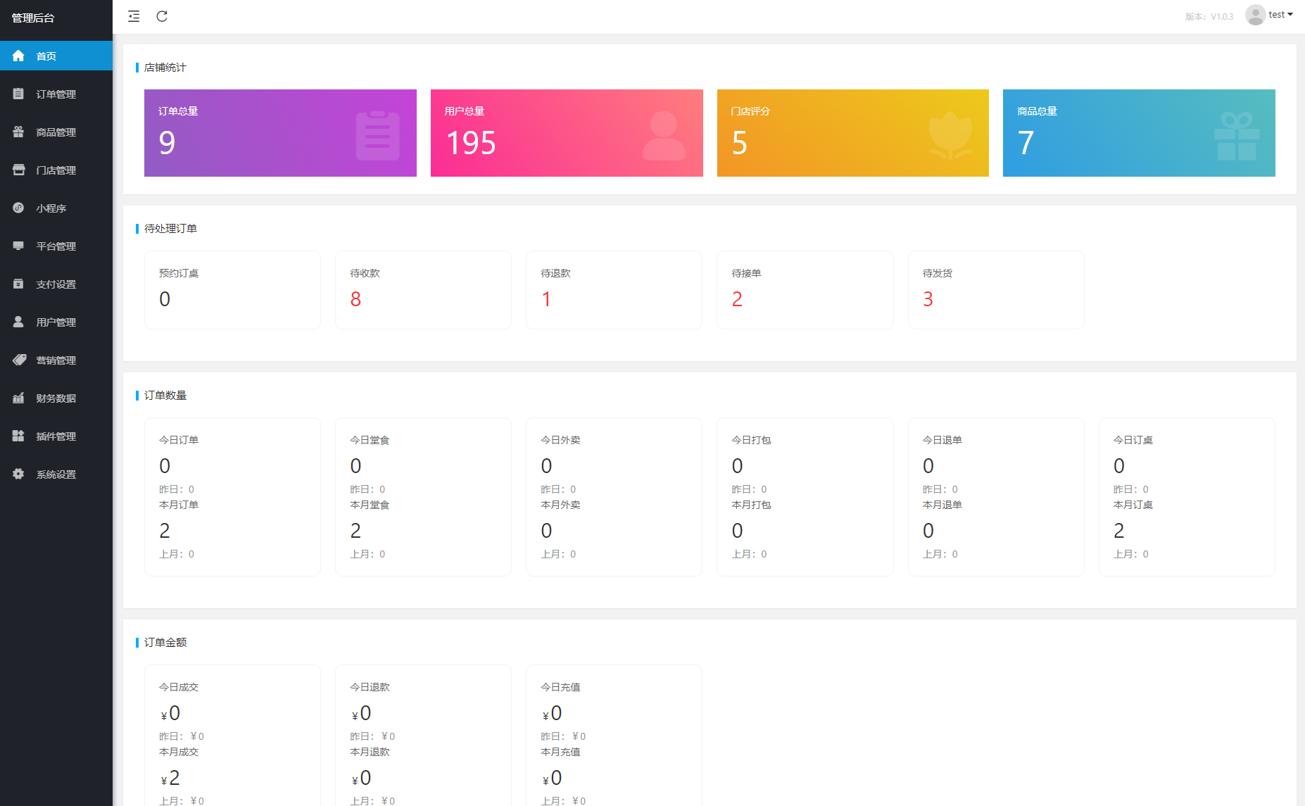 扫码点餐外卖配送餐饮小程序系统源码 第6张 扫码点餐外卖配送餐饮小程序系统源码 第6张