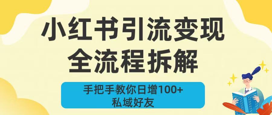 新手必看!小红书引流变现全流程拆解,手把手教你日增100+私域好友 第1张 新手必看!小红书引流变现全流程拆解,手把手教你日增100+私域好友 第1张