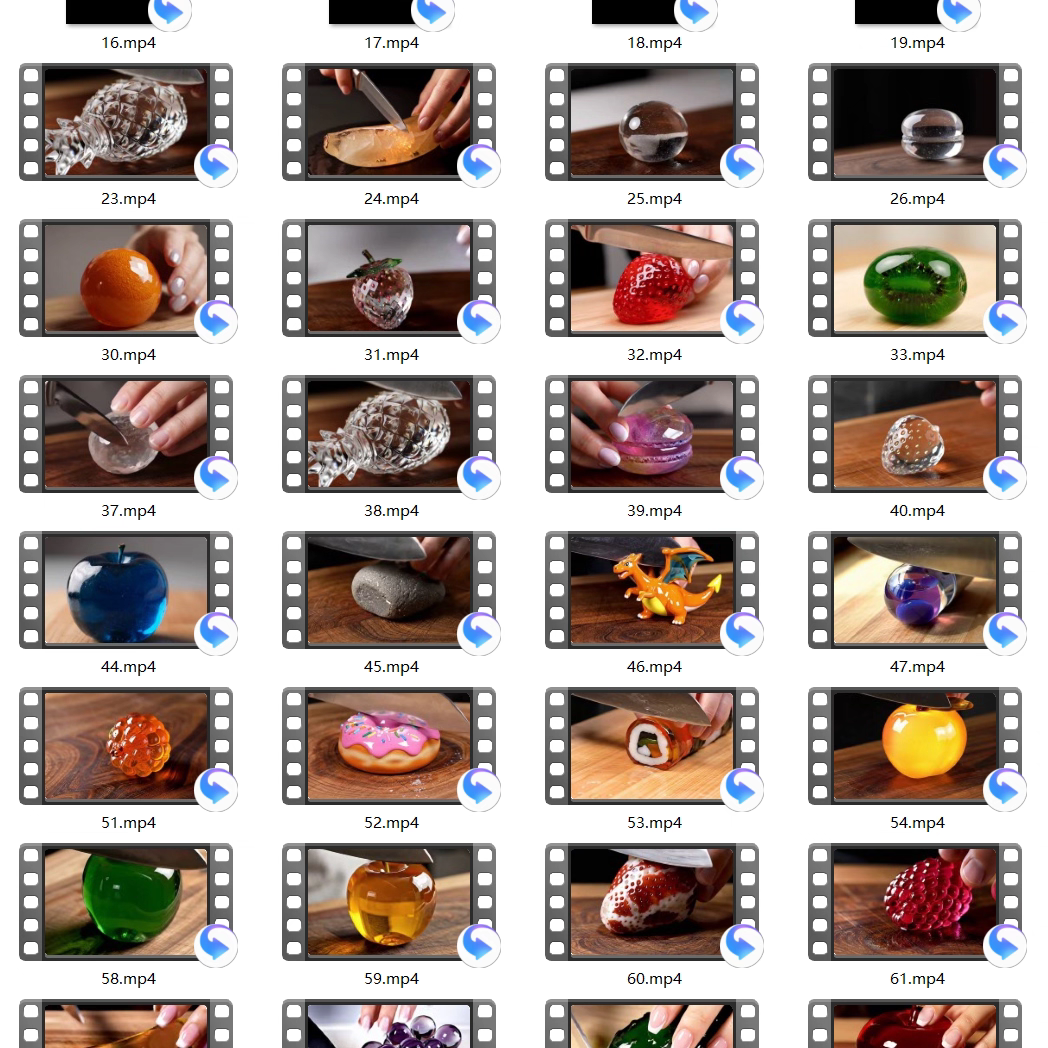 【火爆】AI切玻璃水果视频素材解压治愈短视频助眠制作教程 第2张 【火爆】AI切玻璃水果视频素材解压治愈短视频助眠制作教程 第2张